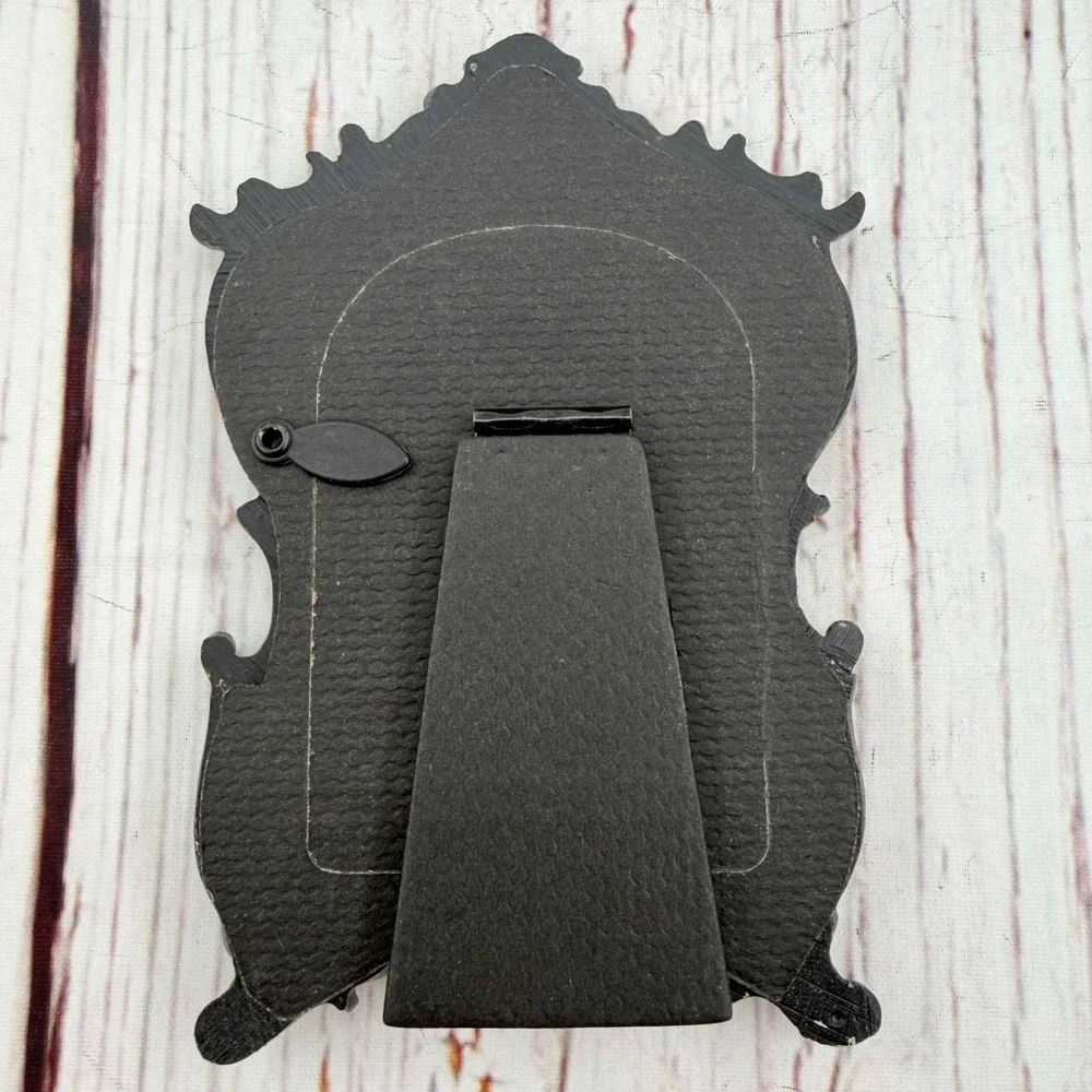 Handmade Ornate Ghost Trick or Treat Decoupage Resin Frame Halloween Decor